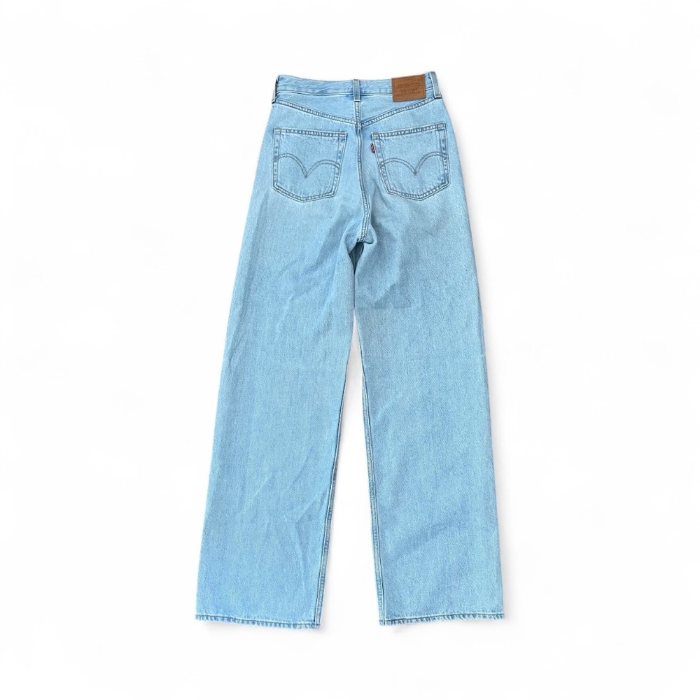 Levi’s Premium High Loose Jeans Med Wash Sz 25 - EUC - Picture 4 of 10